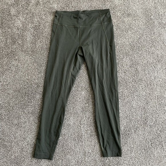 allbirds Pants - Allbirds Leggings Womens Large Green Athletic Stretch Running Casual Carbon 14.5